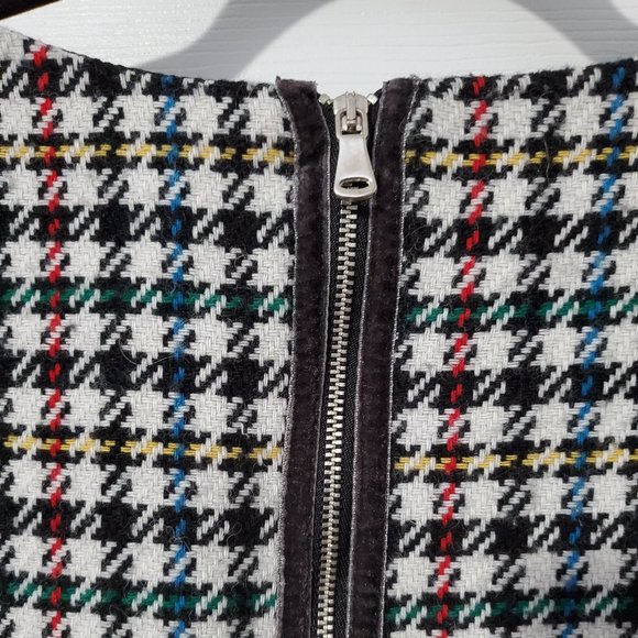 Zara Wool Blend Patterned Dress - Picture 6 of 7